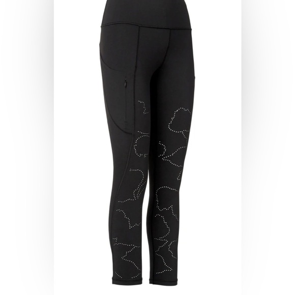 ATHLETA ALL IN REACTION 7/8 TIGHT Medium Atlantis Blue - Picture 3 of 9